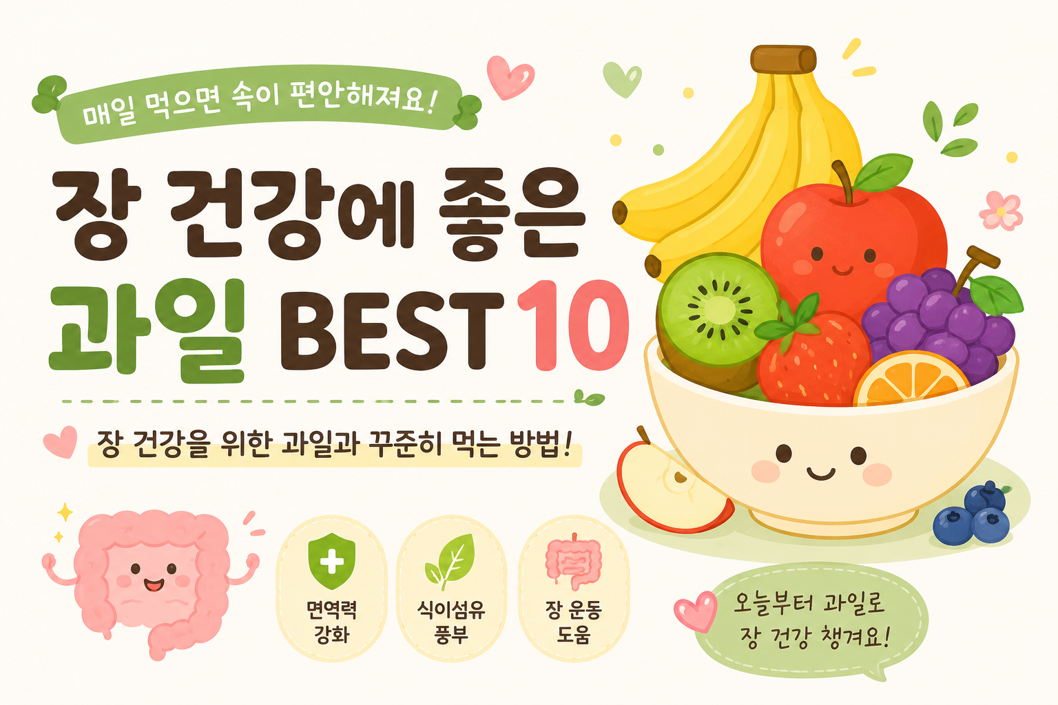 장건강에 좋은 과일 썸네일